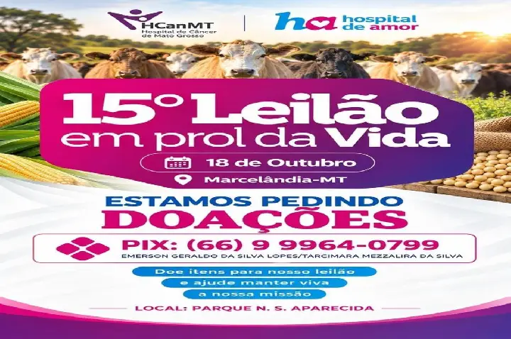 Hospital do Amor promove 15º Leilão em Prol à Vida e pede doações da comunidade