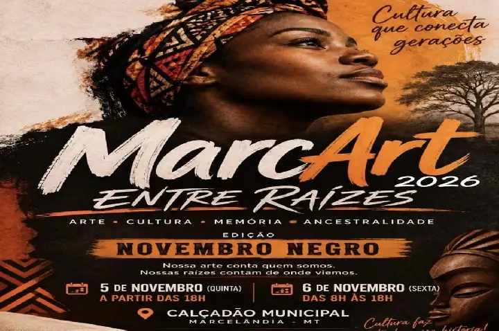 Marcart 2026 – Entre Raízes celebra o Novembro Negro em Marcelândia
