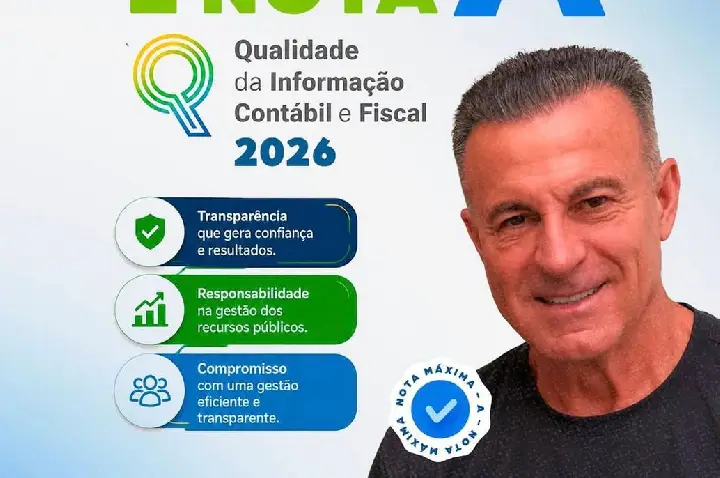 Marcelândia conquista Nota A em qualidade da informação contábil e fiscal